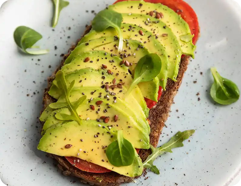 Вегетаріанський сендвіч з авокадо